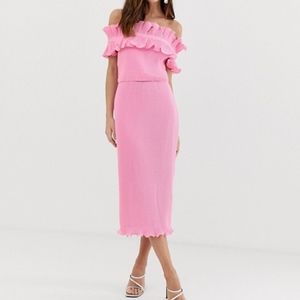 Keepsake | Clarity Dress pop pink